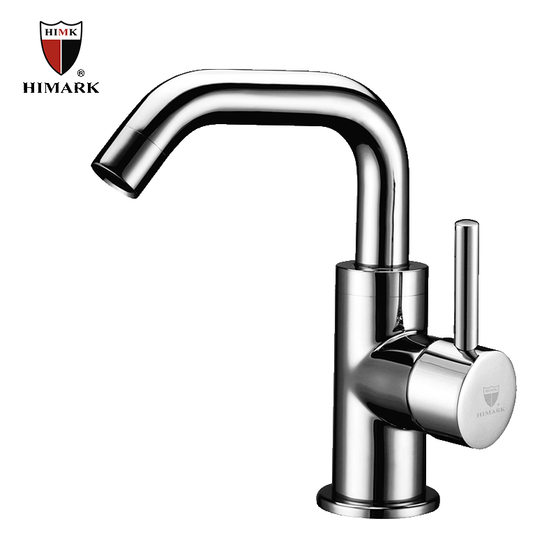 HIMARK China brass chrome modern one hole bathroom basin mixer tap