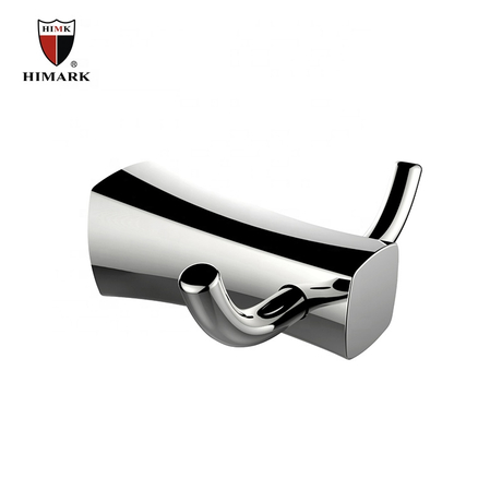 Modern brass chrome bathroom accessories wall mounted glass robe hook